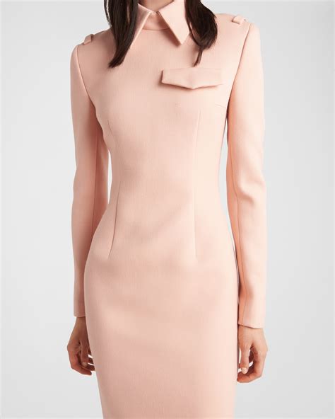 prada stretch natte dress|Prada.